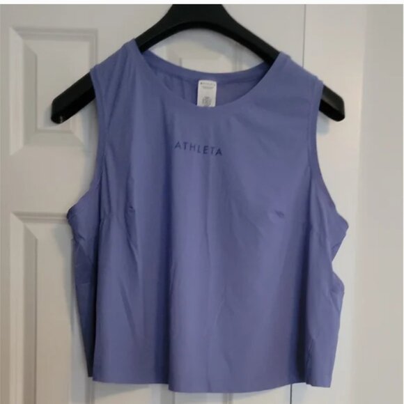 Athleta Ultimate Muscle Tank Top Size 1X 2X Purple - Picture 4 of 8